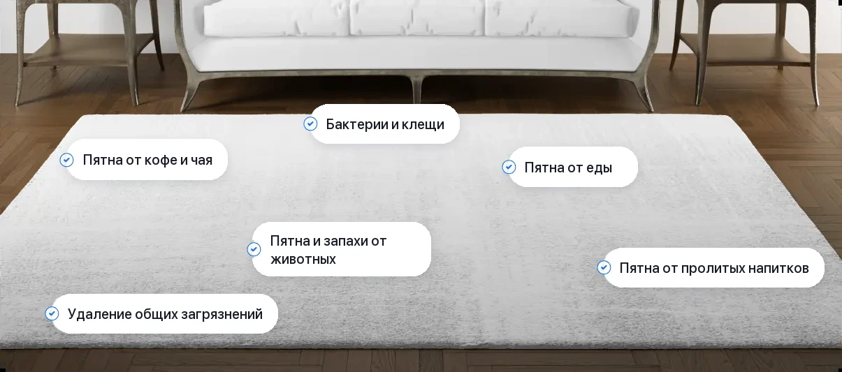 Химчистка ковра - какие пятна удаляем
